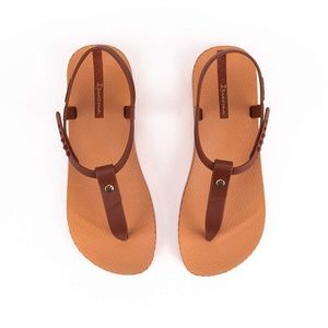IPANEMA PLUSH WEAVE T-STRAP SANDALS